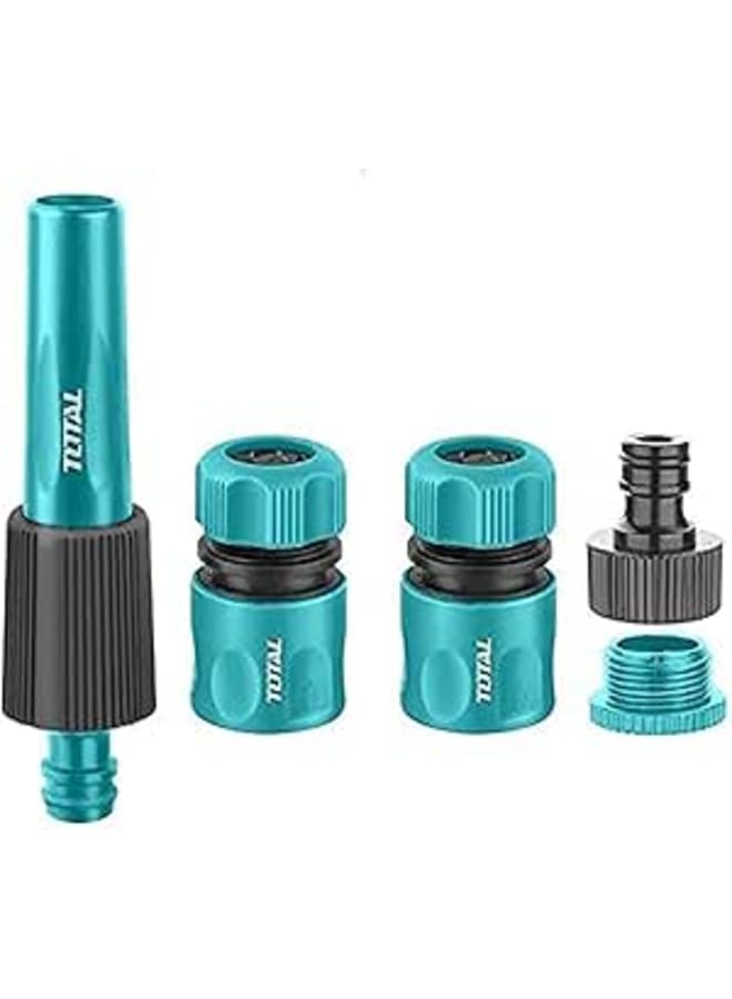 Total Garden Spray Gun Hose Connection Set - 5 Pieces