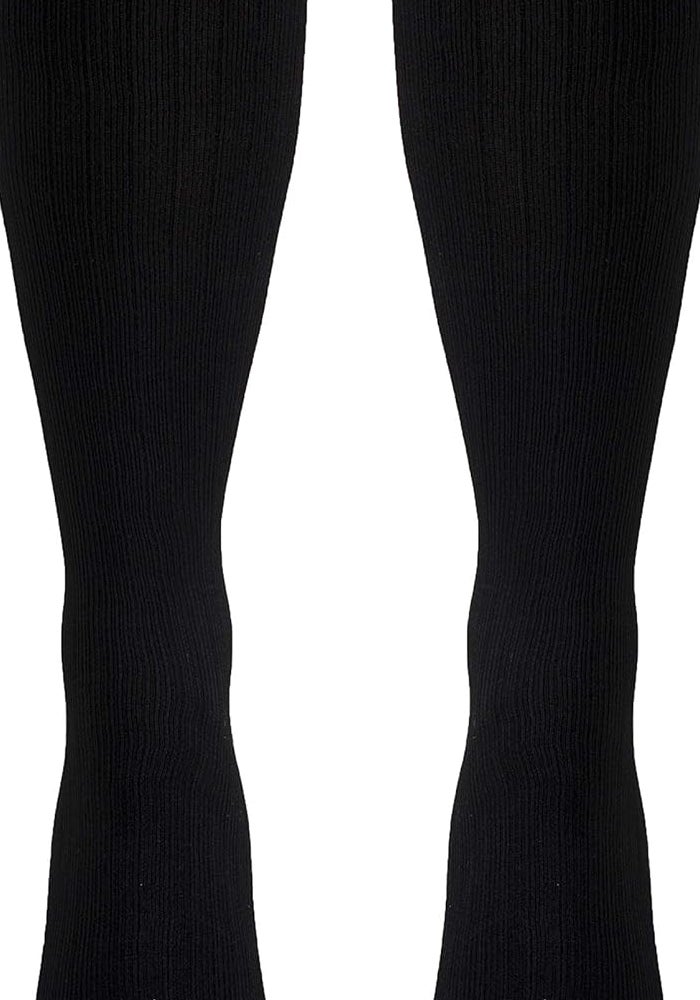Truform Men's Compression Dress Socks, 8-15 mmHg, Knee High, Black, Medium - Image 3