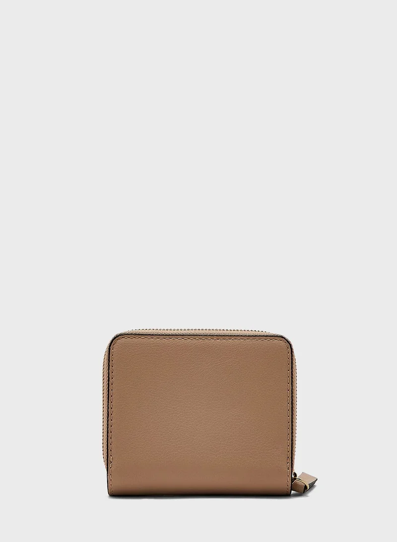 NINE WEST Grid 9 Slg Small Zip Around Purse