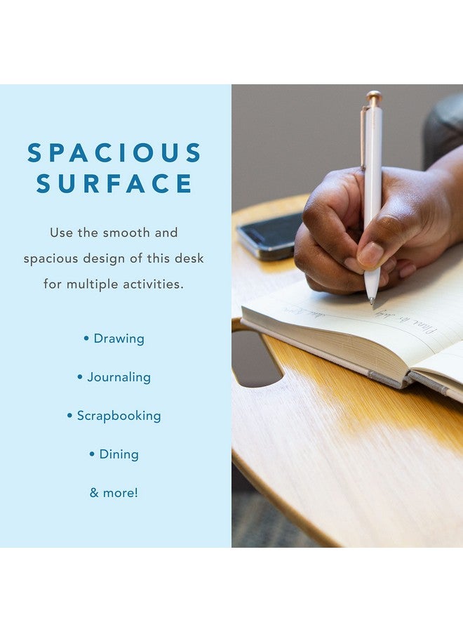 LapGear Bamboo Lap Desk Natural Fits Up To 17.3 Inch Laptops Style No. 91687 - Image 4