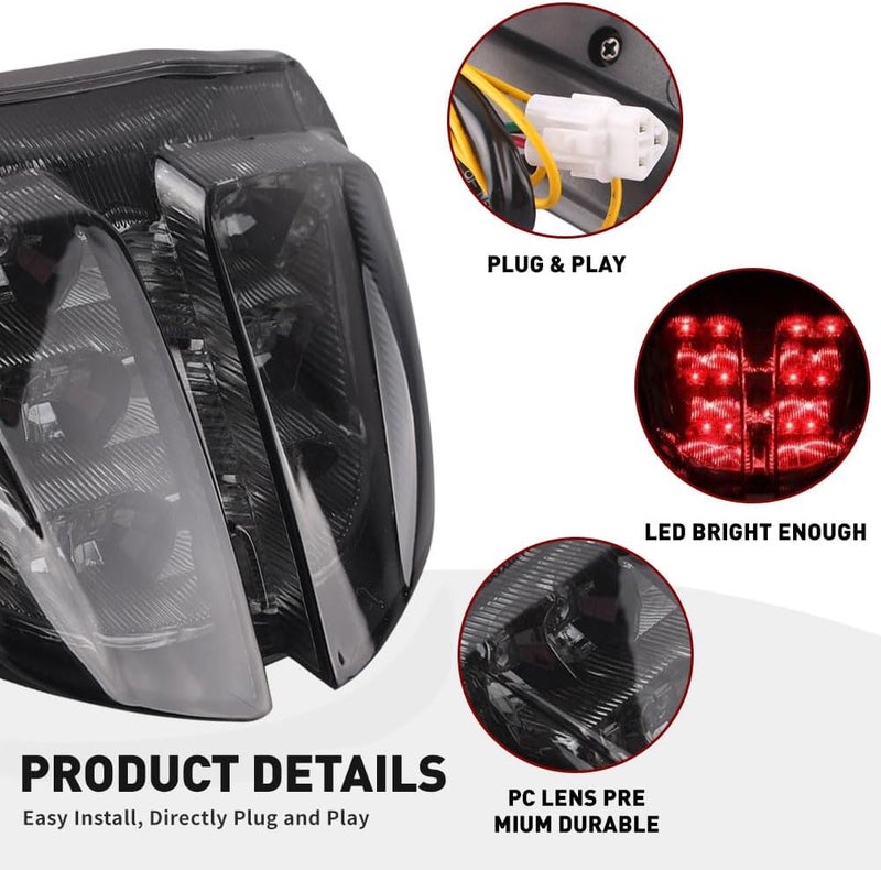 GZYF Integrated Brake Tail Light for Suzuki GSXR600/750 - Image 4