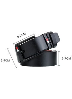 KIIUMI Leather Dress Belts for Men, Men's Casual Jeans Belts, Classic Work Business Dress Belt  - Image 2