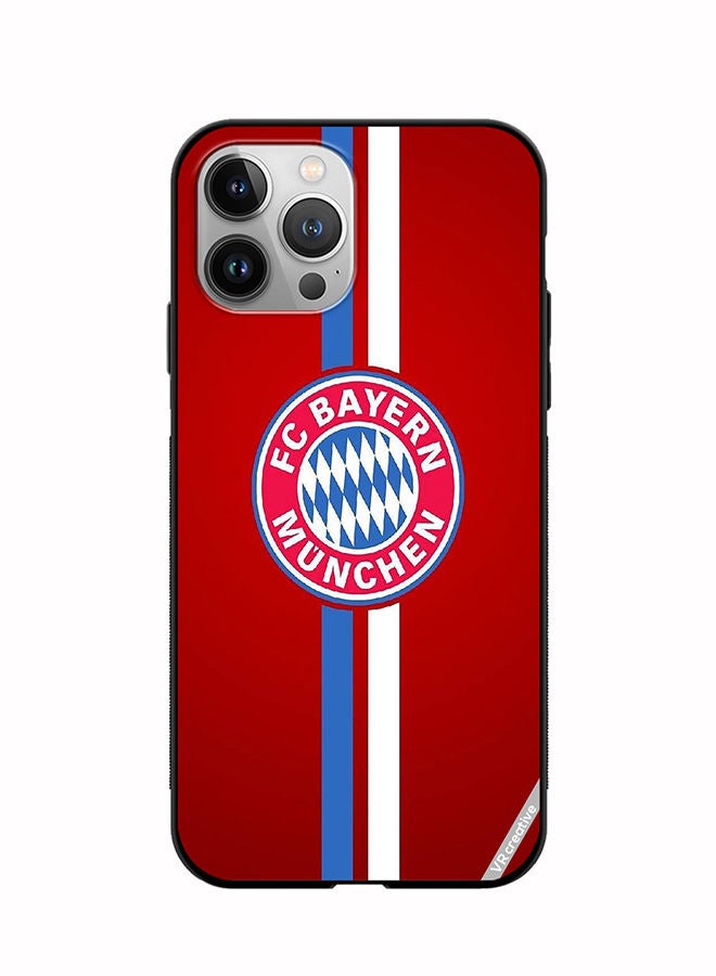 VR CREATIVE Protective Case Cover For Apple iPhone 12 Pro Max Fc Bayern Munchen Logo Red Design Multicolour - Image 1