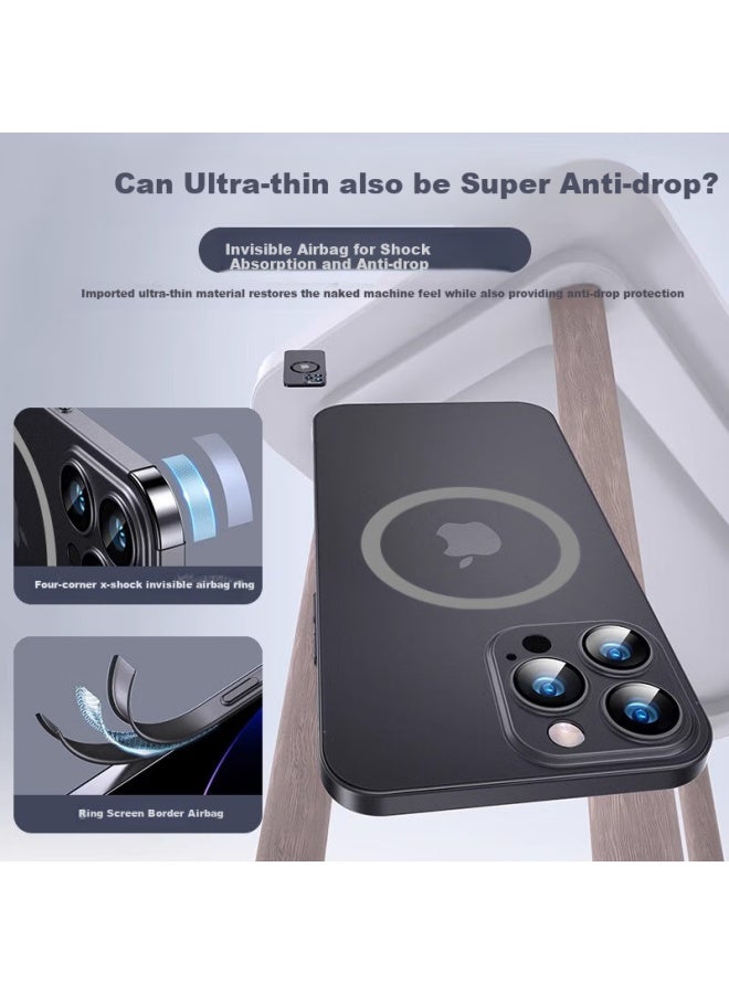 Divi Divi Ultra Thin Paper-Like Iphone 14 Case Full Body Protection Cover With Magsafe Magnetic Wireless Charging Matte Hard Shell - Image 3