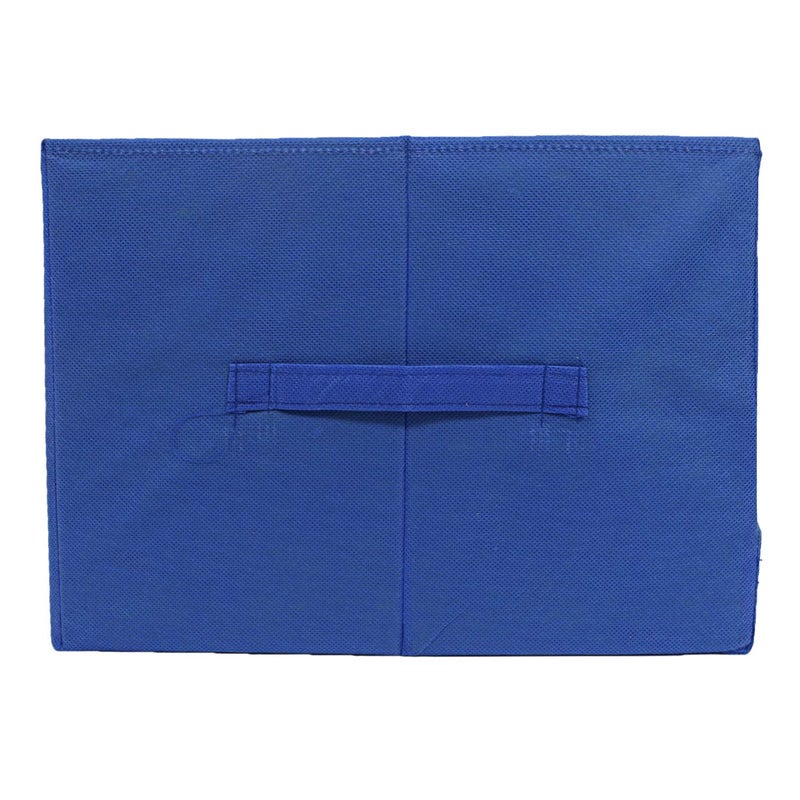 Kuber Industries NonWoven Foldable Shirt StackerCloth Wardrobe OrganizerSize 40 x 25 x 24 CMPack of 2 Grey and Blue - Image 4