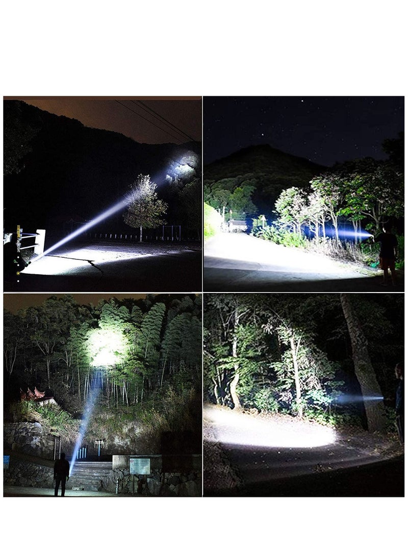 Rechargeable LED Flashlights, 90000 High Lumens Super Bright Zoomable Waterproof Flashlight with 3 Modes, Powerful Handheld for Camping Emergencies - Image 5