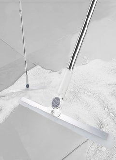 Generic Magic Broom with Retractable Stainless Steel Long Handle, Multi-Function Silicone Wiper, Suitable for Cleaning Hair, Dust, Water Stains  - Image 1