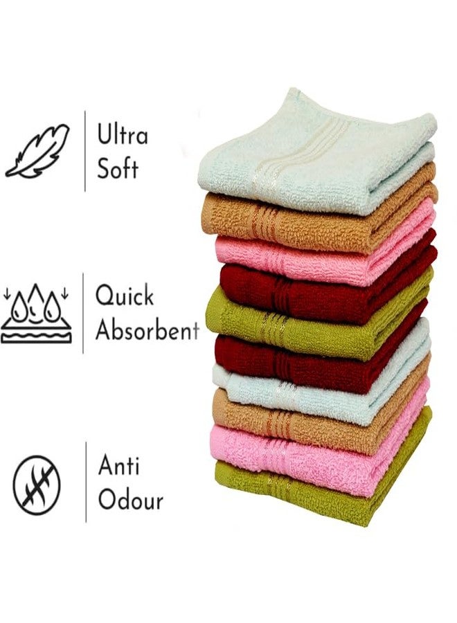Space Fly 500 GSM Cotton Fresh Loom Towels - Soft Face & Hand Napkins for Men, Women & Babies - Set of 12 - Image 4