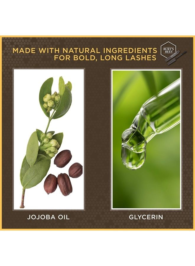 Burt's Bees ماسكارا بيرتس بيز 100% طبيعية مغذية، أسود كلاسيكي - 0.4 أونصة (عبوة من 2) - Image 3