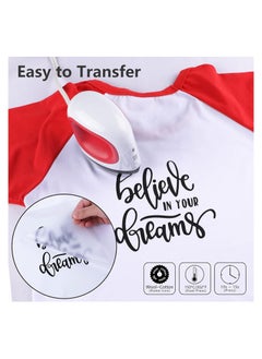 SYOSI Black HTV Heat Transfer Vinyl Bundle 20 Pack Iron on for T Shirt Cricut Silhouette Cameo or Press Machine Everyday Bags Totes 12inx10in  - Image 4
