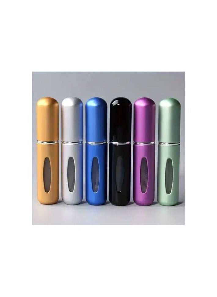 Mn Perfume Atomiser Refillable 6Pcs Travel Bottle Mini 5 ML - Image 1