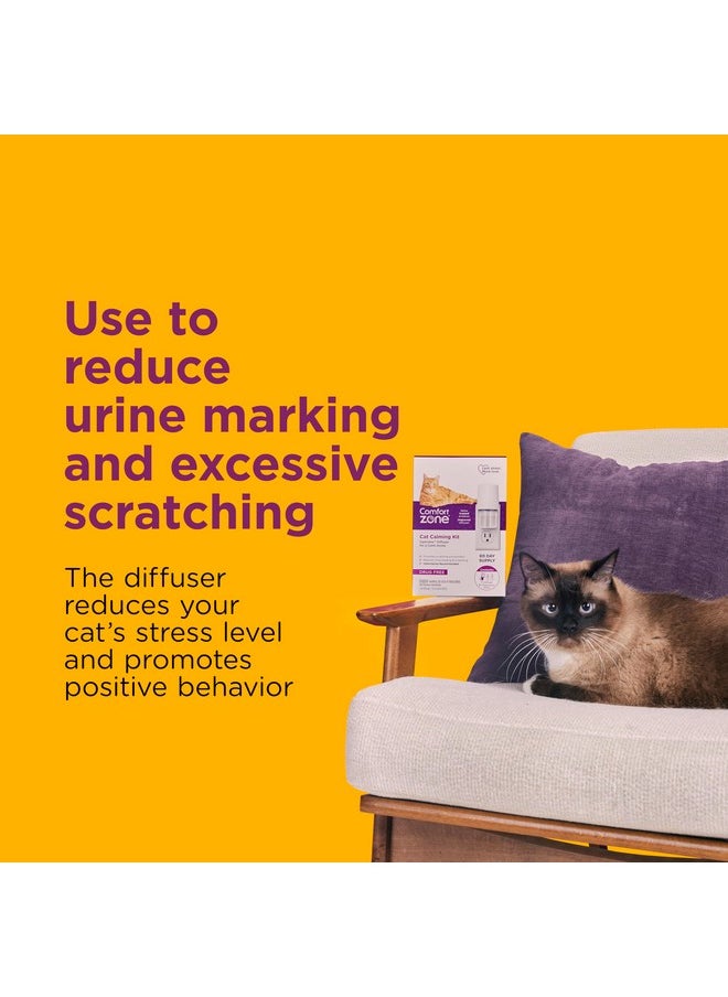 Comfort Zone COMFORT ZONE Value Kit; 3 Multicat Diffusers & 6 Refills; Cat Calming Pheromone; Reduce Stress, Aggression, Fighting, Urine Marking, Scratching  - Image 3