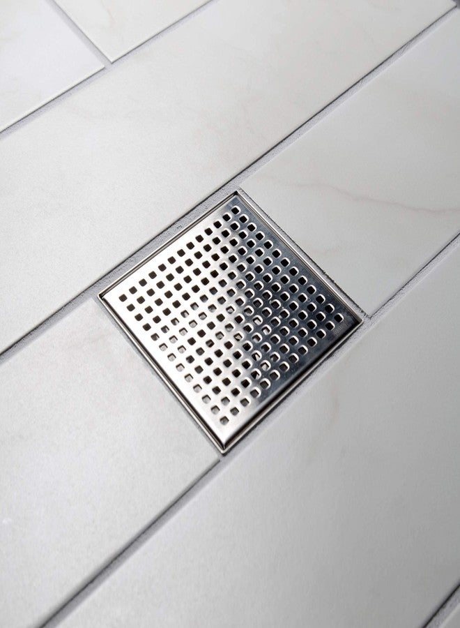 Oatey Designline 6 in. x 6 in. Square Drain Square Grate - Image 4
