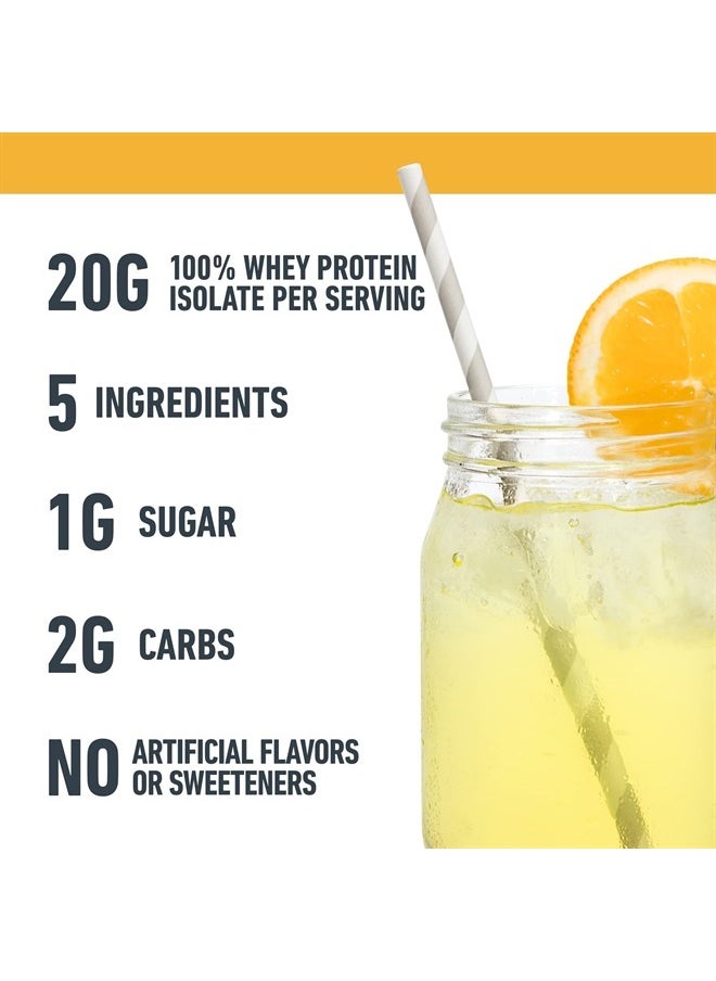 Isopure - Protein Powder, Gluten Free, Whey Protein Isolate, Post Workout Recovery Drink Mix, Prime, Infusions- Pineapple Orange Banana, 16 Servings - Image 1