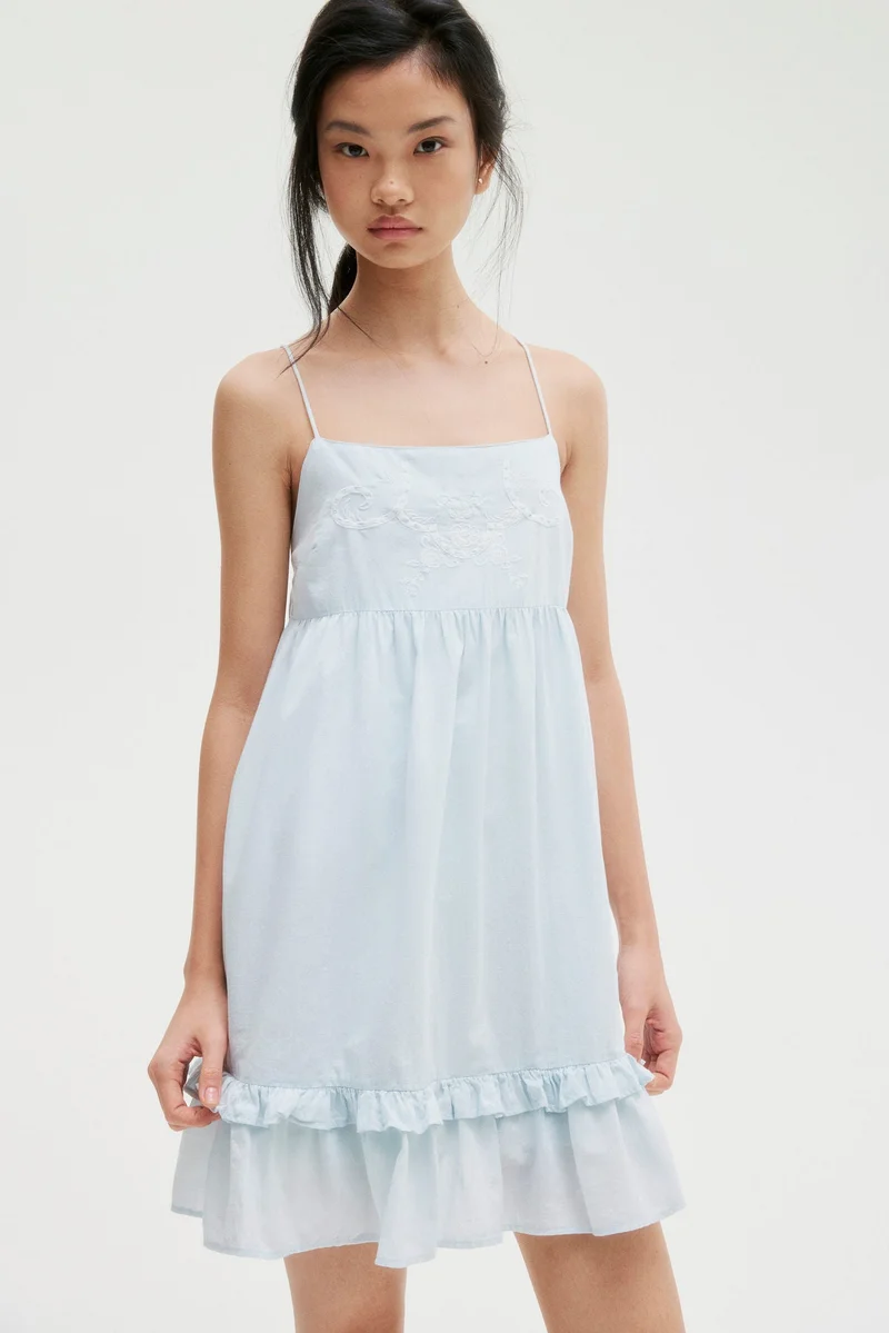 H&M Cotton strappy dress