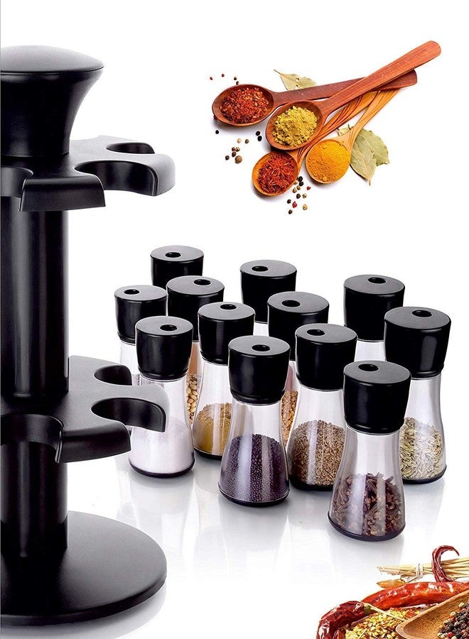 zefran 12 in 1 Spice Rack Plastic Spice Rack Spice Storage Container Rack Container Rack Spice Set - Image 3