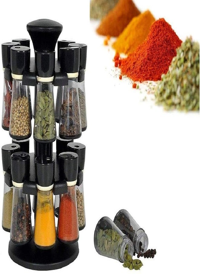 zefran 12 in 1 Spice Rack Plastic Spice Rack Spice Storage Container Rack Container Rack Spice Set - Image 5