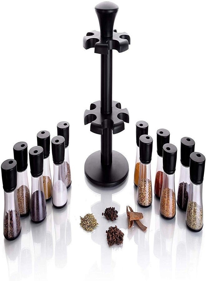 zefran 12 in 1 Spice Rack Plastic Spice Rack Spice Storage Container Rack Container Rack Spice Set - Image 2