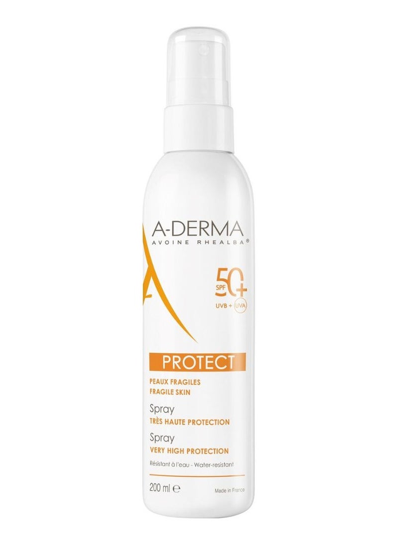 إيه-ديرما بخاخ ديرما بروتكت واقي من الشمس بعامل حماية من الشمس SPF50+ 200 مل - Image 1
