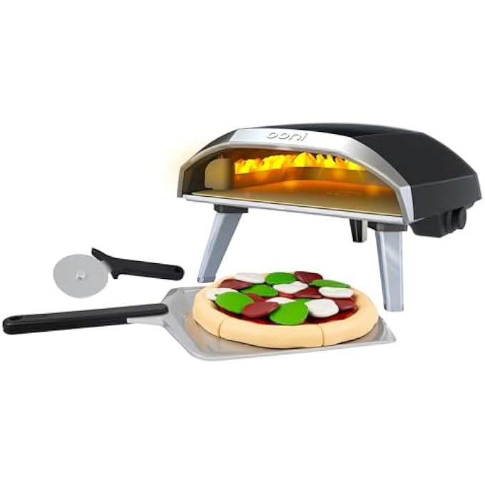 OONI KODA PIZZA OVEN | TOY PIZZA OVEN FOR CHILDREN AGED 3+ | FEATURES REAL FLAME-EFFECT LIGHT - Image 1