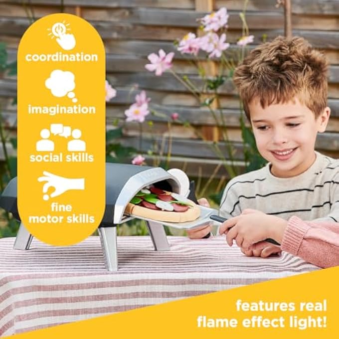 OONI KODA PIZZA OVEN | TOY PIZZA OVEN FOR CHILDREN AGED 3+ | FEATURES REAL FLAME-EFFECT LIGHT - Image 4
