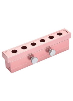 Ymiko 12.1 Dual Uses Lipstick Mold Diy Lip Balm Maker 246 Cavity Household Beauty Lipstick Mold Tool Rose Gold Aluminum Alloy(6 Holes)  - Image 1