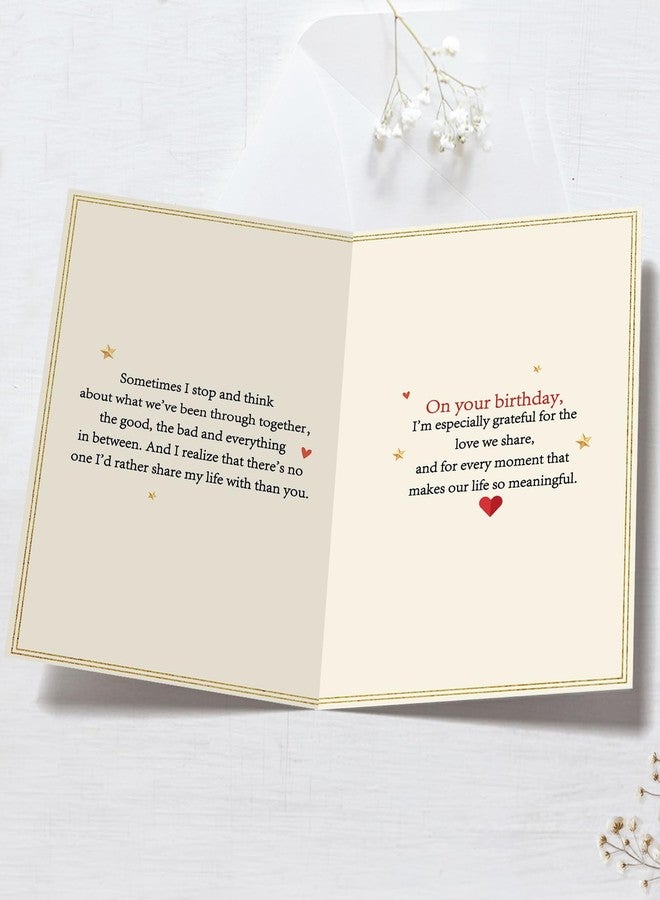 Mcduldul Husband Birthday Card | Romantic Husband Birthday Gifts Decorations for Him ＆ Men from Wife - Image 2