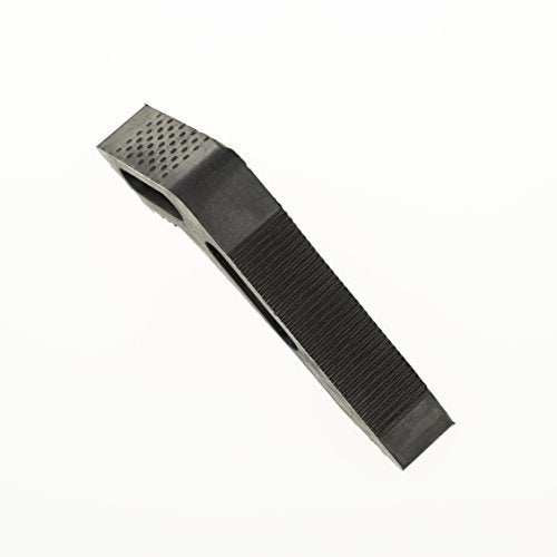 Homi Premium Rubber Door Stopper, Door Stop Wedge For Large Door Gaps to Keep Door Securely Open on All Surfaces, Non-Scratching Door Stop -Tall Type Design Black - Image 2