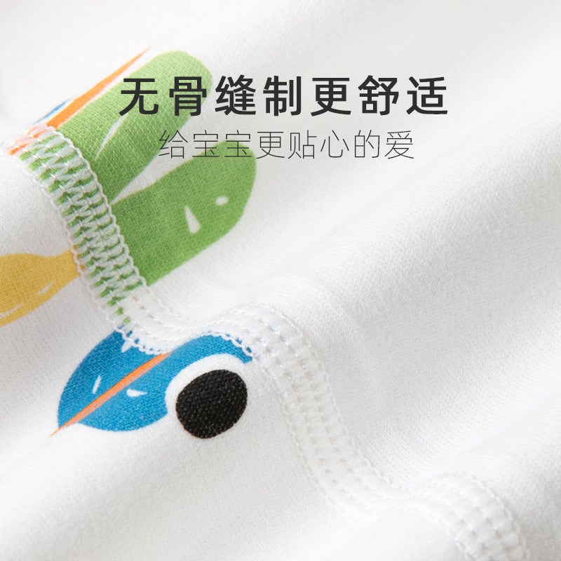 Children''s Autumn Clothes Long Trousers Cotton suit Baby Split Long Sleeve Clothes Baby Warm Base Spring and Autumn Cartoon Children''s Clothing - Image 3