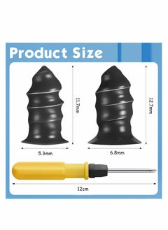 KASTWAVE Tire Repair Rubber Nail with Screwdriver, 62Pcs Car Screws Auto Motorcycle Vacuum Nails Self Service Fast Tools  - Image 2