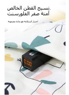 شو وو وسادة Baby Look Up and Lying، وسادة الرضاعة للرضاعة الطبيعية، وسائد الرضاعة الطبيعية الأصلية متعددة الوظائف ذات الحجم الكبير تمنح الأم والطفل المزيد من الدعم مع غطاء قطني قابل للإزالة  - Image 4