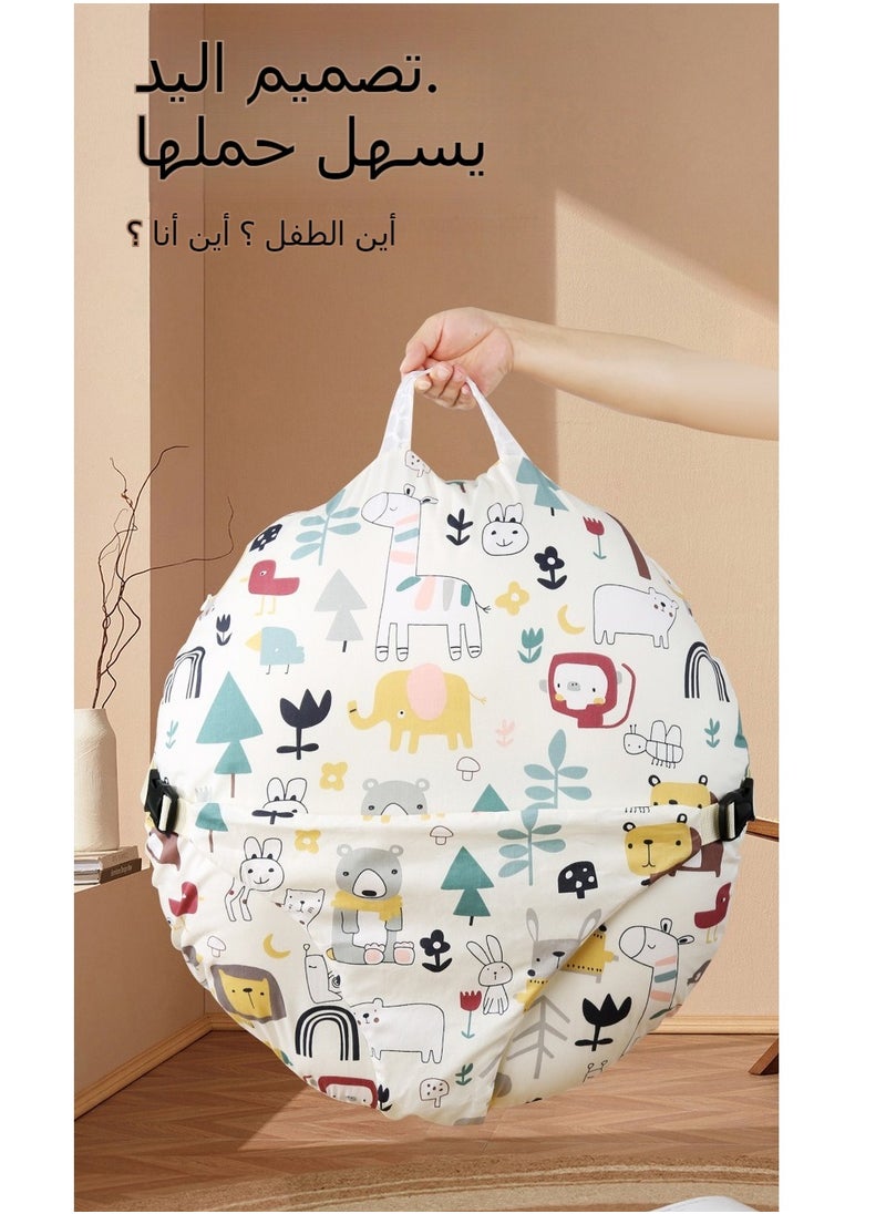XiuWoo Baby Look Up and Lying Pillow, Nursing Pillow for Breastfeeding, Multi-Functional Original Plus Size Breastfeeding Pillows Give Mom and Baby More Support with Removable Cotton Cover  - Image 3