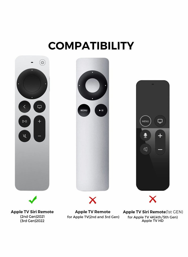 Y&D Silicone Remote Cover Case for Apple TV 4K Siri 2021 2022 Lightweight Anti-Slip Shockproof Anti-Scratch Skin-Friendly  - Image 2