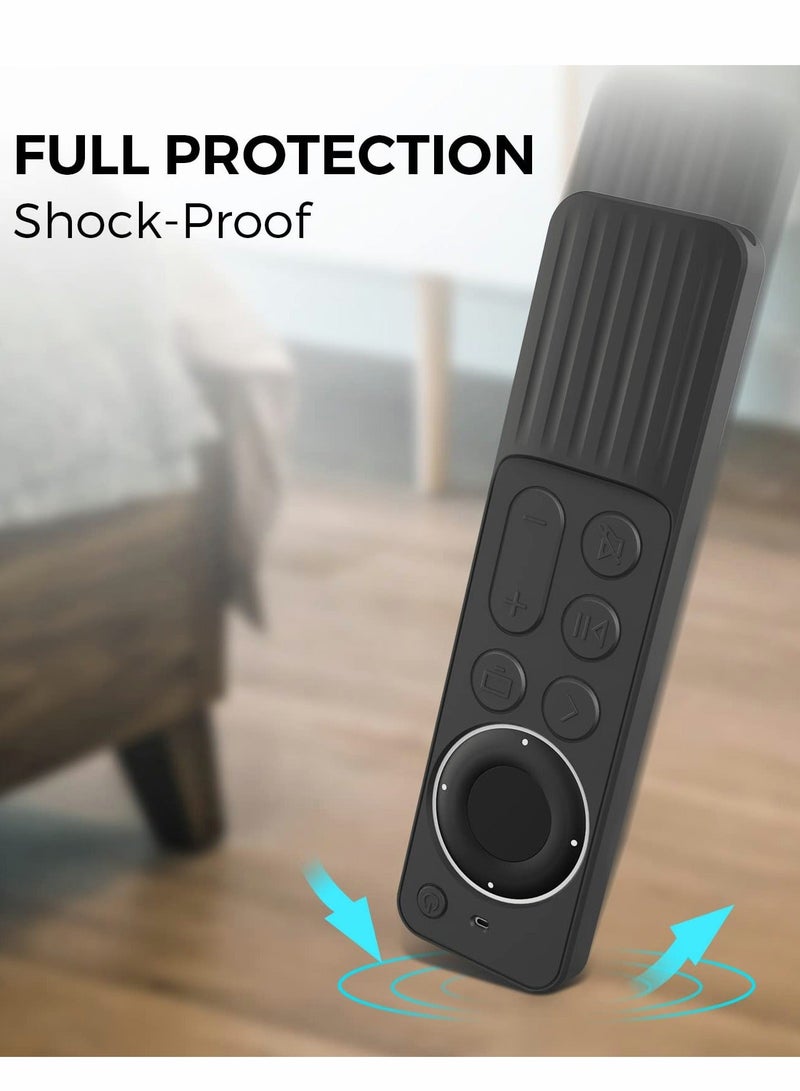 Y&D Silicone Remote Cover Case for Apple TV 4K Siri 2021 2022 Lightweight Anti-Slip Shockproof Anti-Scratch Skin-Friendly  - Image 4