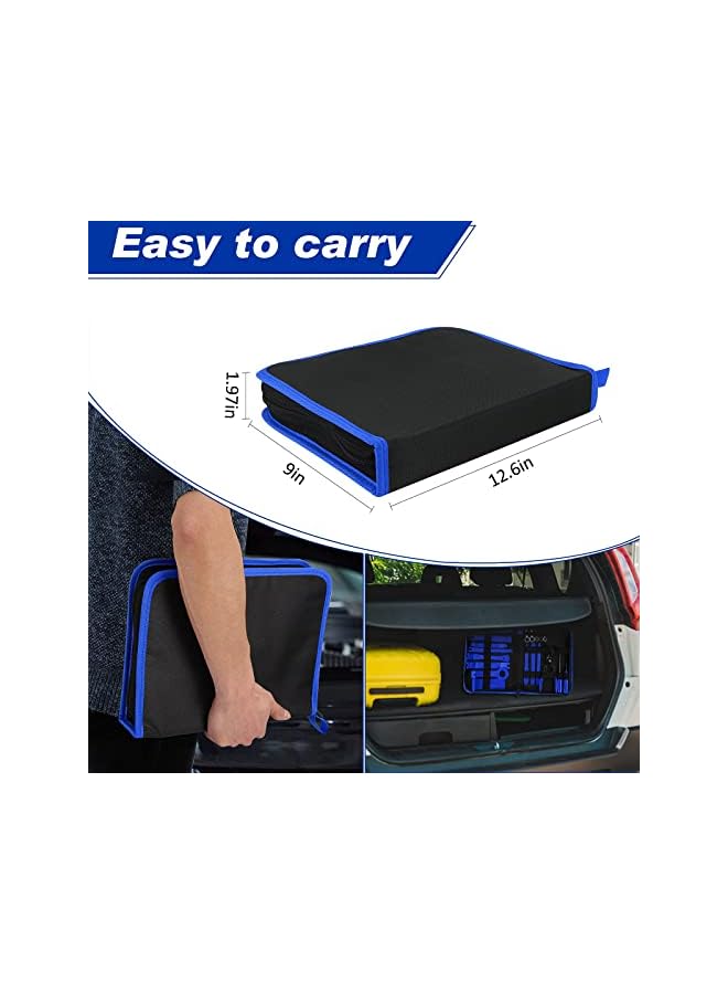 PROMASS promass Car Audio Removal Kit, Auto Clamp Fastener Terminal Removal Kit Plastic Pry Tool Kit for Car Panels/Dashboards/Doors/Audio/Radio/Stereo, 19 Pieces Comes with Storage Bag (Blue)  - Image 3