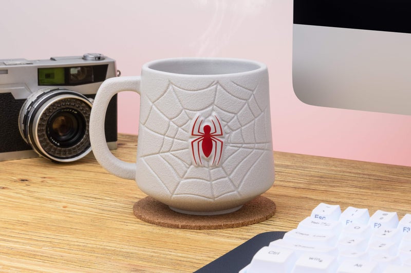 Paladone Spiderman Shaped Mug - 450ml (15 fl oz) Ceramic Mug - Licensed Marvel Cup