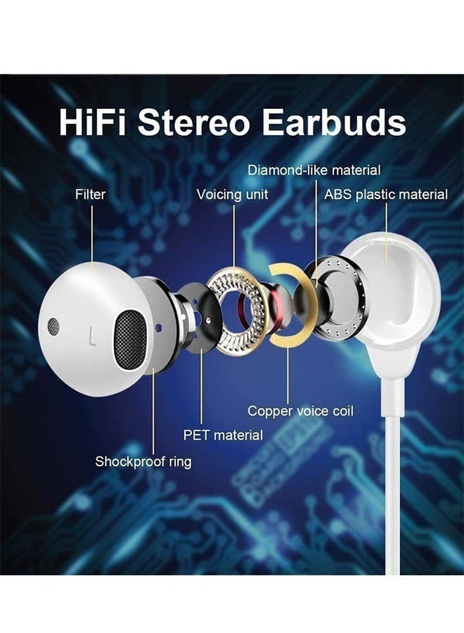 كيلا سماعات أذن سلكية مع موصل Lightning وعزل الضوضاء داخل الأذن لهاتف IPhone 14/13/12/11/SE/X/XR/XS/8/7 (ميكروفون مدمج وتحكم في مستوى الصوت) - Image 2