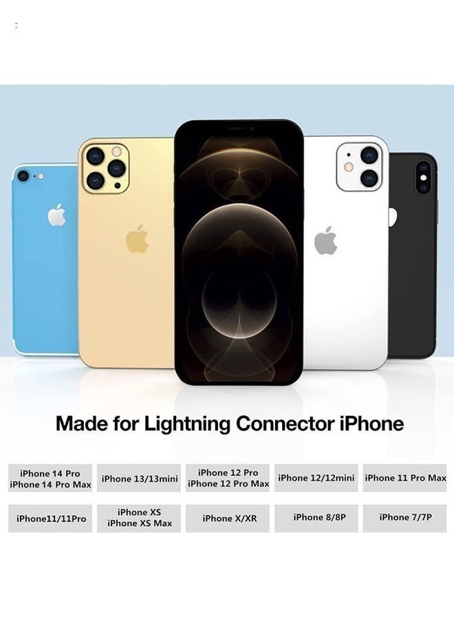 كيلا سماعات أذن سلكية مع موصل Lightning وعزل الضوضاء داخل الأذن لهاتف IPhone 14/13/12/11/SE/X/XR/XS/8/7 (ميكروفون مدمج وتحكم في مستوى الصوت) - Image 4