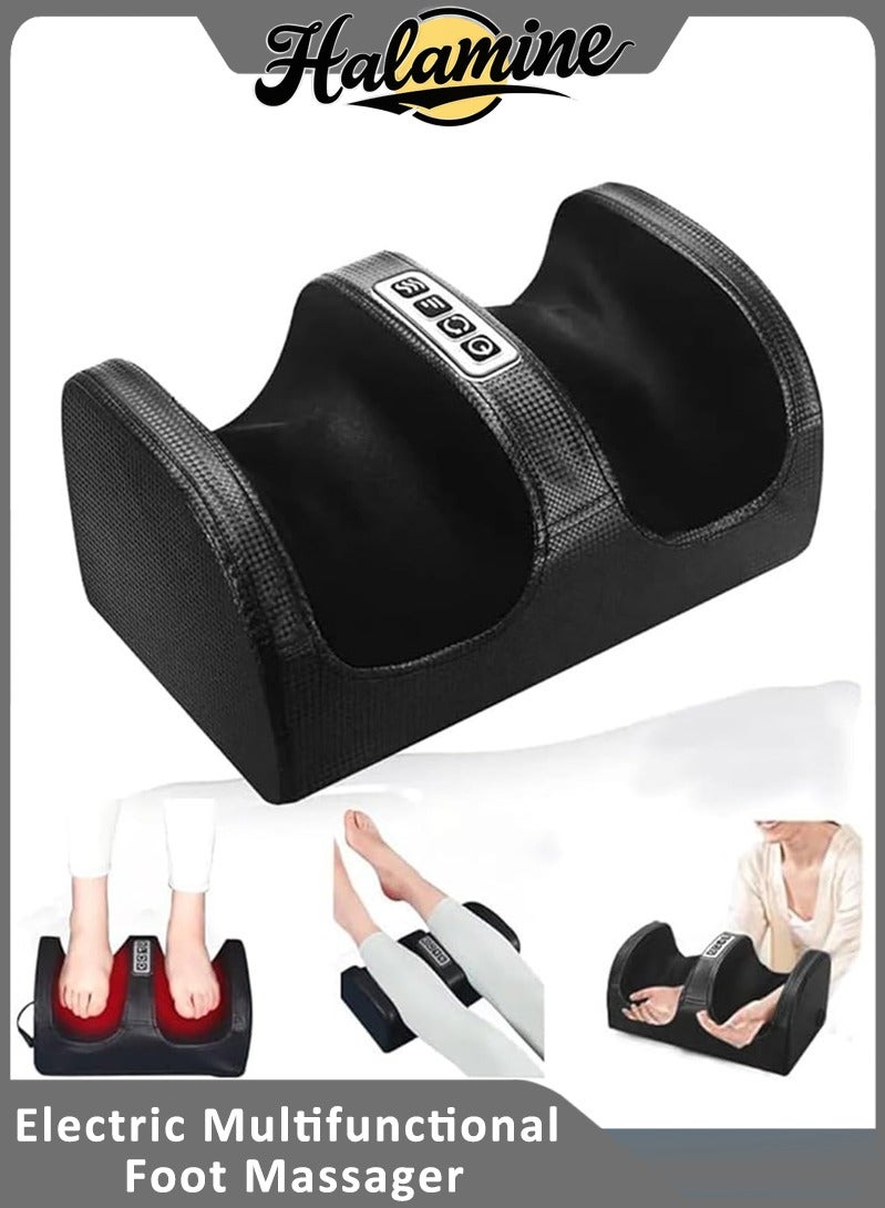 Halamine Electric Multifunctional Foot Massager, Leg Massage, Foot Acupressure Point Massager, 15 Minute Timed Warm Massager, Leg Pain Massage Tool, Blood Circulation - Image 1
