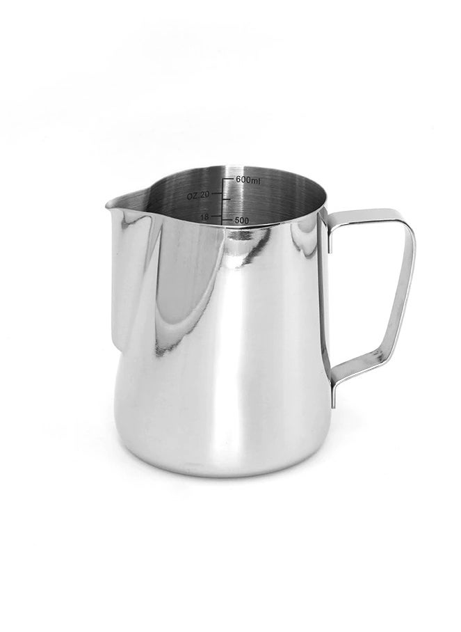 Precise Professional Stainless Steel Milk Pitcher, 20oz (600ml)  - Image 1