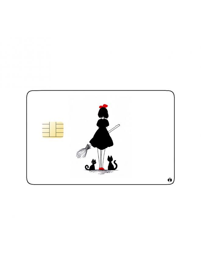 RKN PRINTED BANK CARD STICKER Kiki's Delivery Service Anime - Image 1