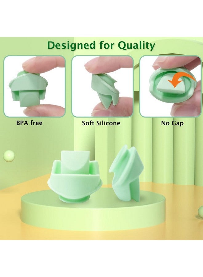 IVARONAL 4pcs Duckbill Valves Compatible with Wearable Elvie Breast Pump,for Elvie Breast Pump Replacement Accessories, Silicone BPA Free, Breastfeeding Replacement Parts - Image 3