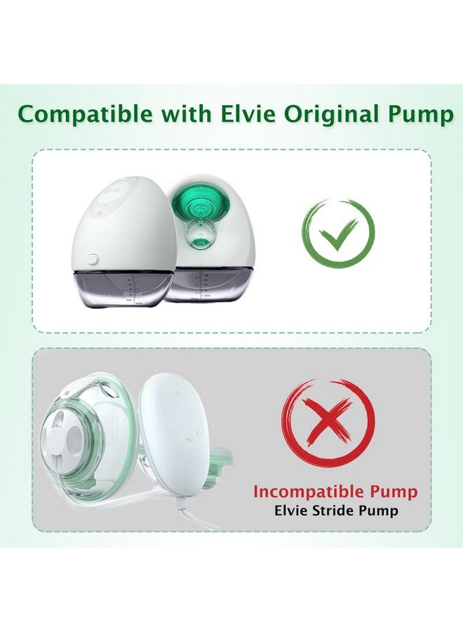 IVARONAL 4pcs Duckbill Valves Compatible with Wearable Elvie Breast Pump,for Elvie Breast Pump Replacement Accessories, Silicone BPA Free, Breastfeeding Replacement Parts - Image 1