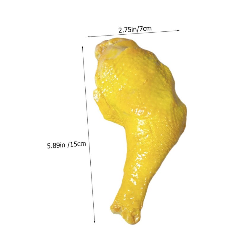 Realistic Chicken Drumstick Artificial Leg Photo Prop Craft Decor - Image 3