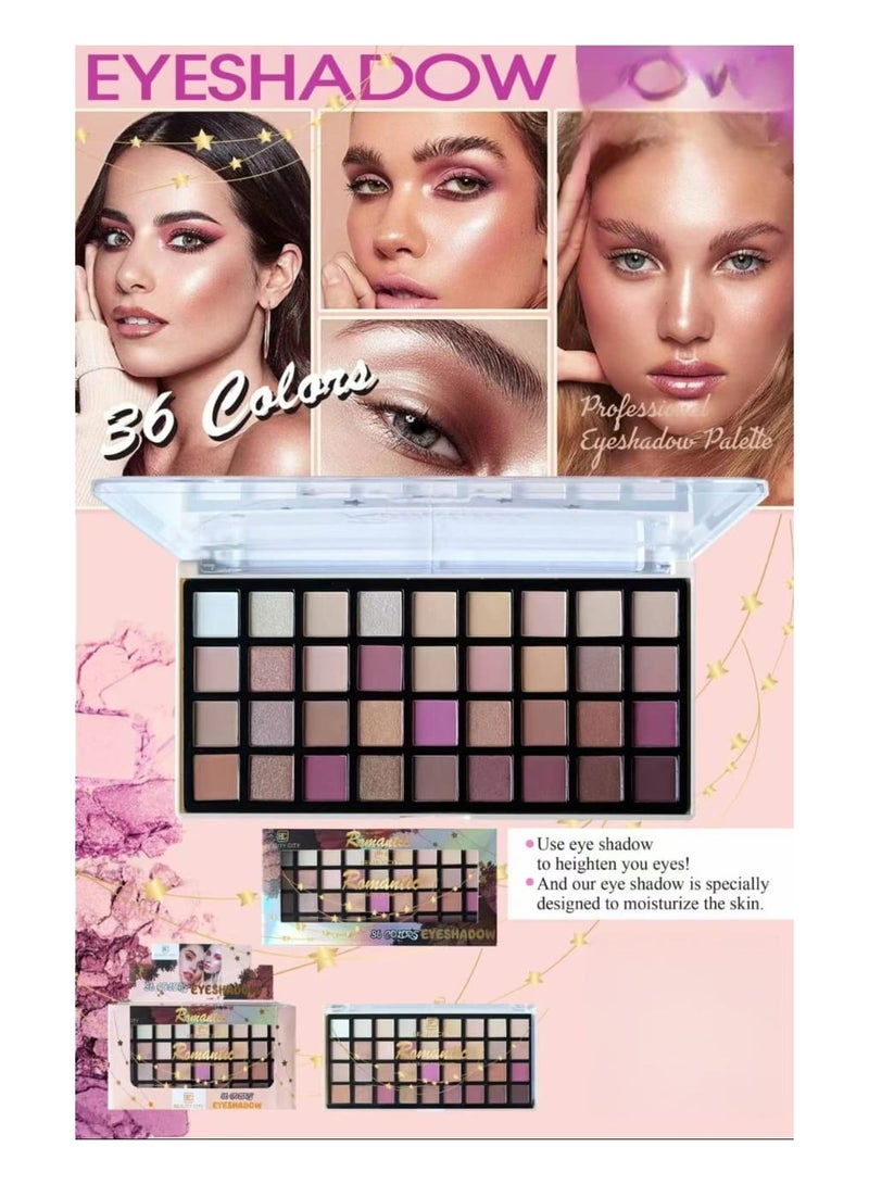 Beauty City Palette Perfection 36 Shades of Eye Art  - Image 2