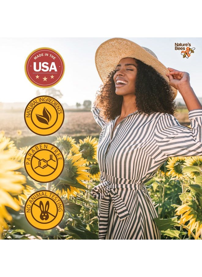 Nature's Bees - Cocoa Butter Lip Balm, Lip Care for Dry Lips, Made with Coconut Oil, Beeswax, Vitamin E, Aloe, and Shea Butter, 0.15 oz Each, 4 Flavors, Citrus, Coconut, Cherry, and Mint, 24 Pack - Image 1
