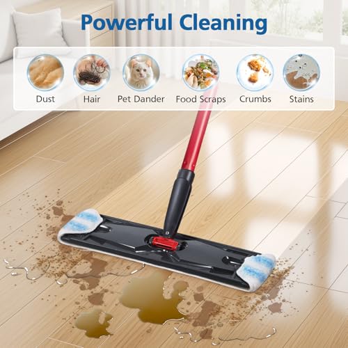 Caehomly 10 Pack H2prO Mop Pads Compatible with O Ceda H2PrO Flat Mo p System, 100% Microfiber Mop Head Replacements, Washable and Reusable, White - Image 4