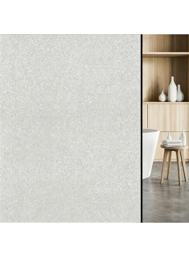 Glass Film Privacy Window Sticker – Retro Ripple Light-Transmitting Opaque Bathroom Door Cover Self-Adhesive - Image 4