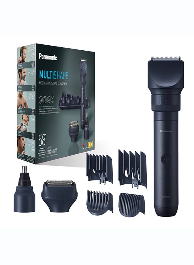 Panasonic MultiShape Men's Grooming Kit – ER-CKL2 Waterproof Beard, Hair & Body Trimmer (Main Unit) with Nose/Ear/Facial Trimmer & 3-Blade Stainless Steel Shaver Head Attachments, Rechargeable Li-ion - Image 1