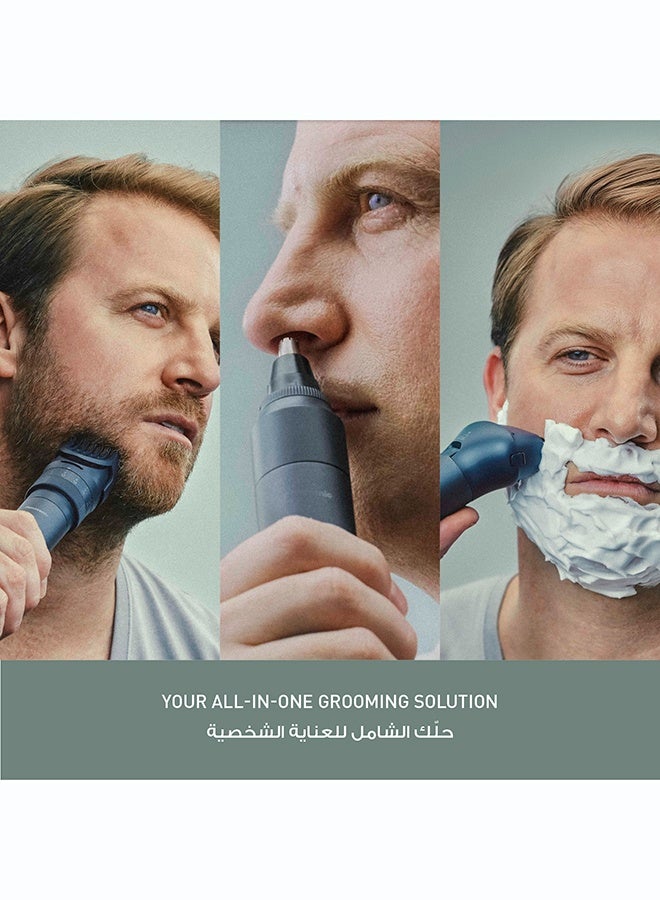 Panasonic MultiShape Men's Grooming Kit – ER-CKL2 Waterproof Beard, Hair & Body Trimmer (Main Unit) with Nose/Ear/Facial Trimmer & 3-Blade Stainless Steel Shaver Head Attachments, Rechargeable Li-ion - Image 2